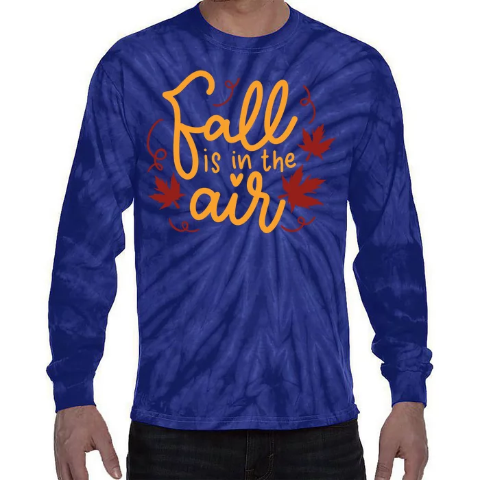 Fall Is In The Air Nature Cute Tie-Dye Long Sleeve Shirt