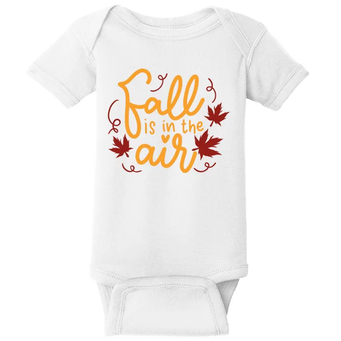 Fall Is In The Air Nature Cute Baby Bodysuit