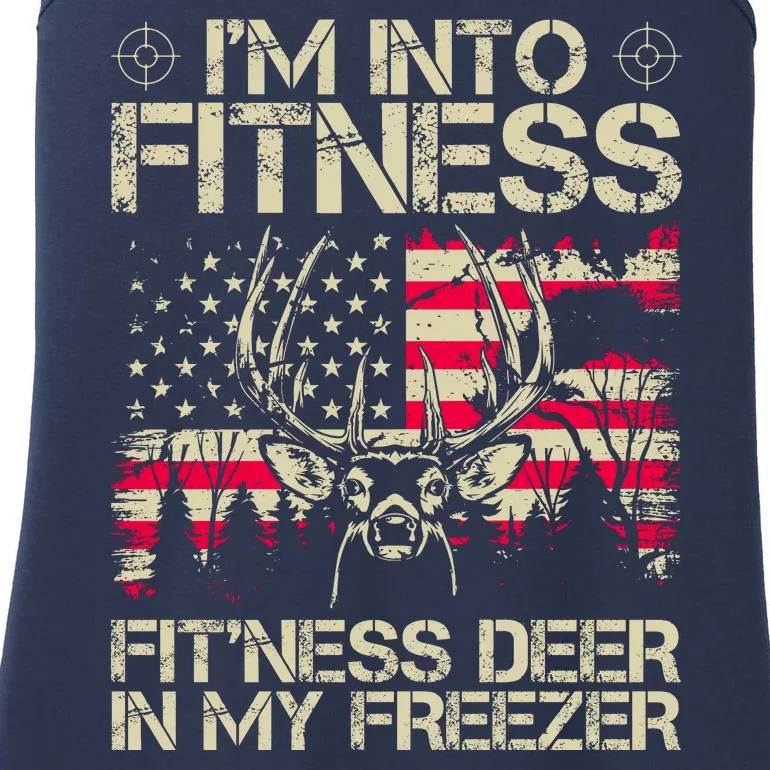 Funny I'm Into Fitness Hunting Ladies Essential Tank