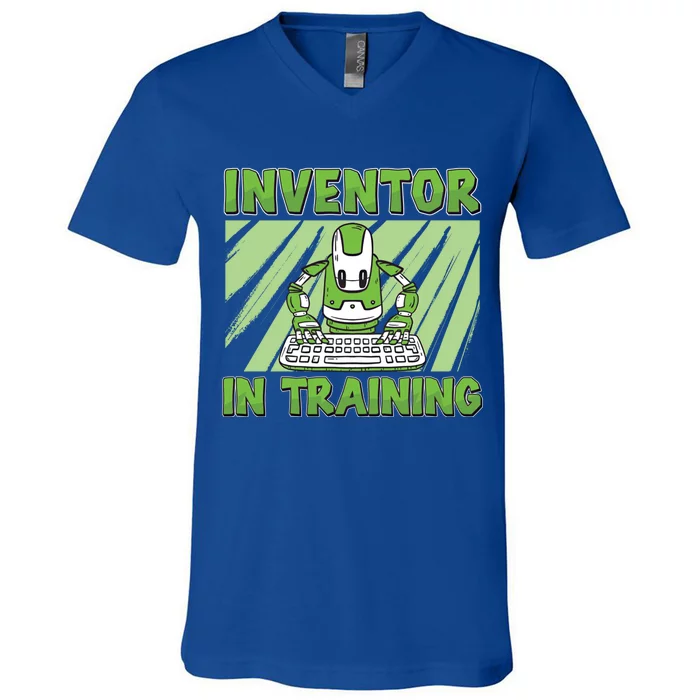 Funny Inventor In Training Future Robotics Engineer Cool Gift V-Neck T-Shirt