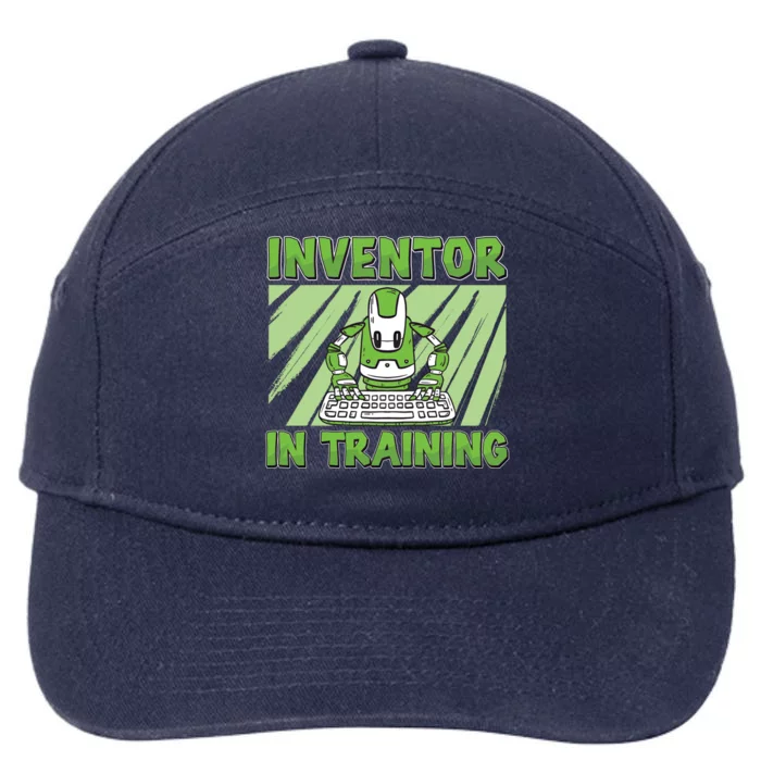 Funny Inventor In Training Future Robotics Engineer Cool Gift 7-Panel Snapback Hat