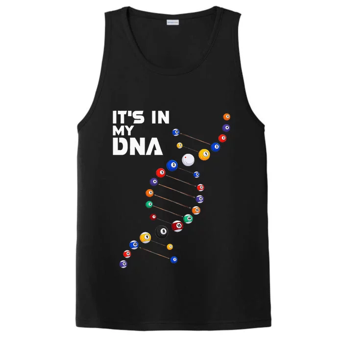 funny It's In My DNA  Pool Billiard Performance Tank