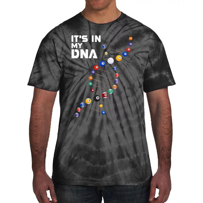 funny It's In My DNA  Pool Billiard Tie-Dye T-Shirt