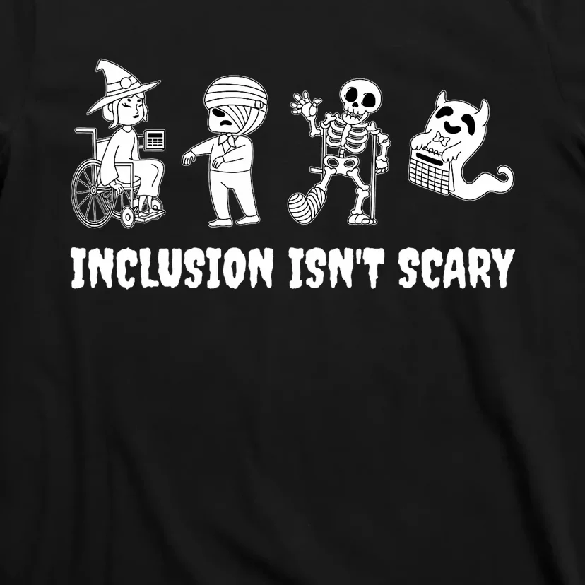 Funny Inclusion IsnT Scary Teacher Halloween 2024 T-Shirt