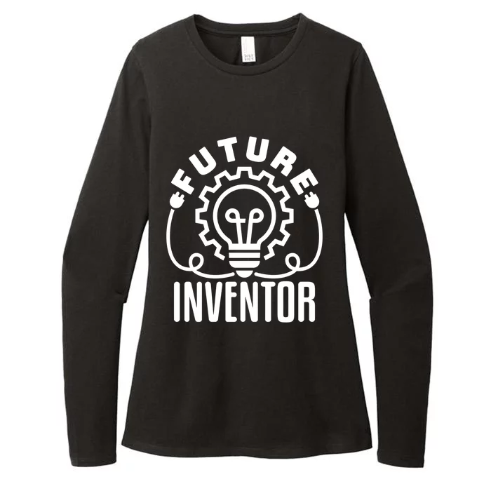 Future Inventor Inventing Innovator Creator Lightbulb Great Gift Womens CVC Long Sleeve Shirt