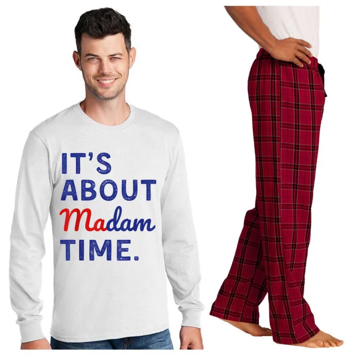 Funny ItS Is About Madam Time Long Sleeve Pajama Set