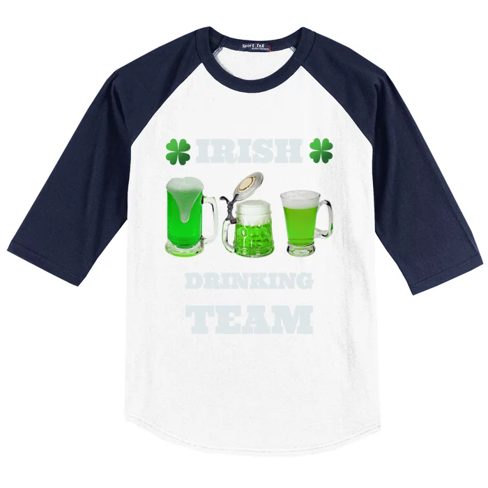 Funny Irish Ing Team For St Patrick's Day Costume Great Gift Baseball Sleeve Shirt