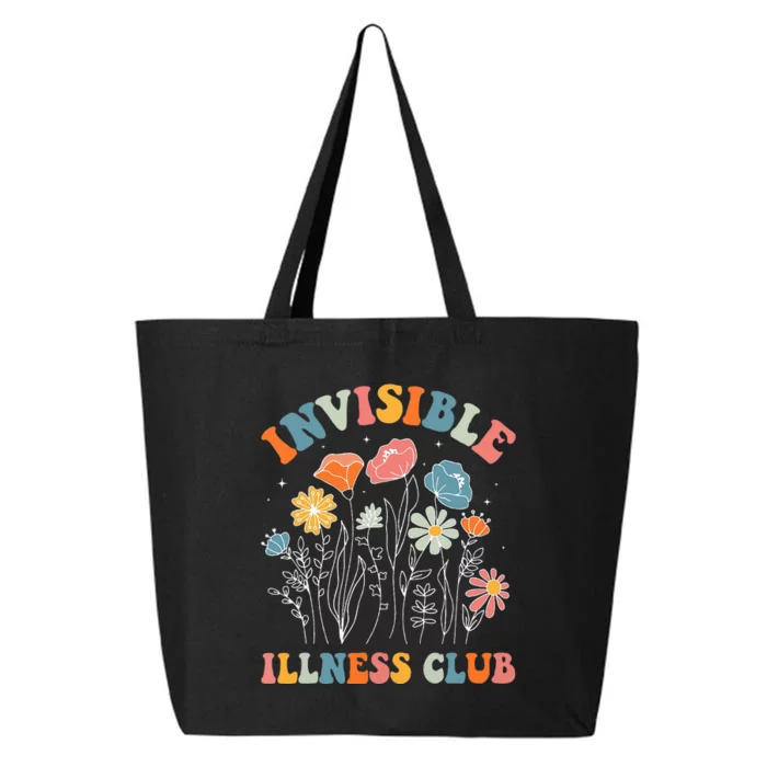 Flower Invisible Illness Club Chronic Illness Awareness 25L Jumbo Tote