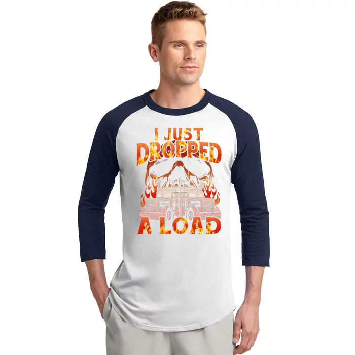 Funny I Just Dropped A Load Baseball Sleeve Shirt