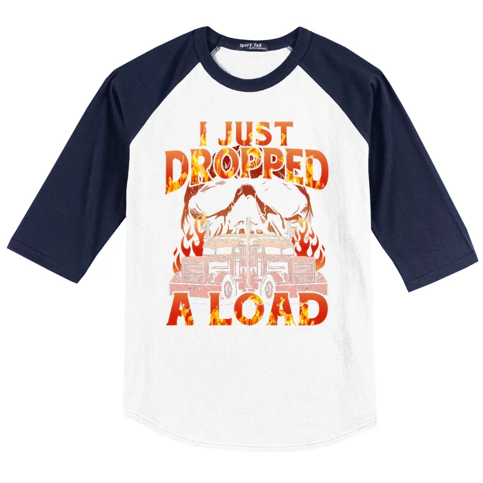 Funny I Just Dropped A Load Baseball Sleeve Shirt