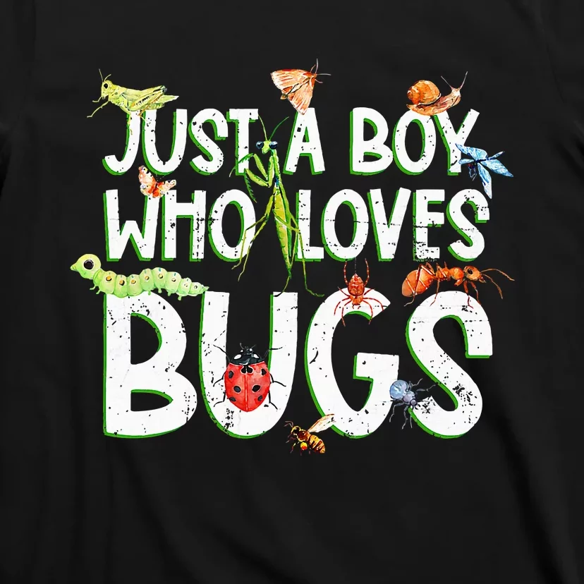 Funny Insect Just A Boy Who Loves Bug T-Shirt