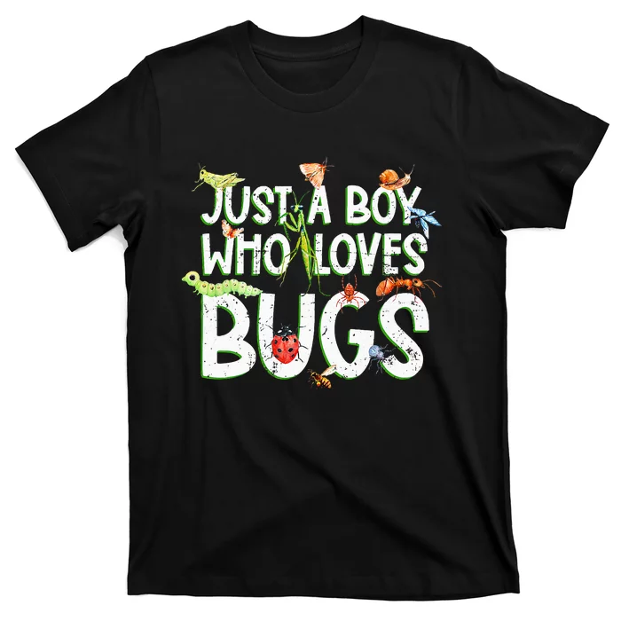 Funny Insect Just A Boy Who Loves Bug T-Shirt