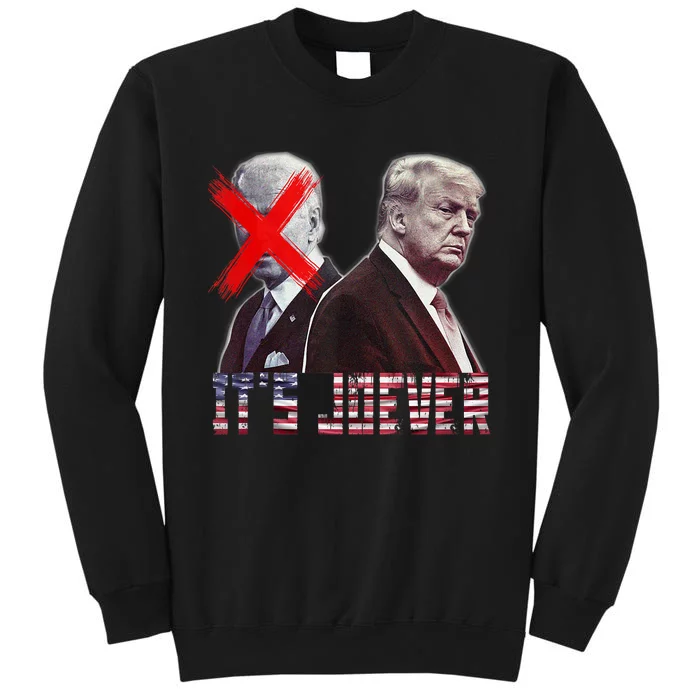 Funny ItS Joever Trump Excludes Biden Funny Sweatshirt