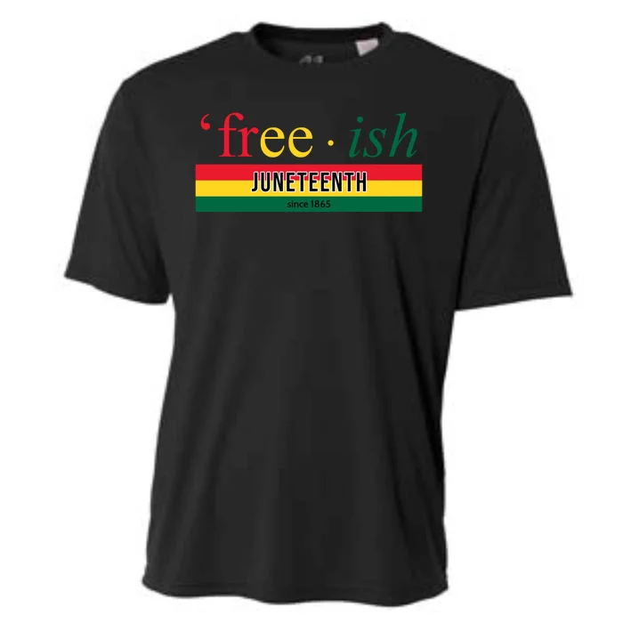 Free Ish Juneteenth Since 1865 Black History Cooling Performance Crew T-Shirt