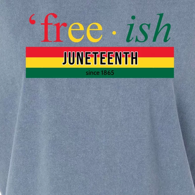 Free Ish Juneteenth Since 1865 Black History Garment-Dyed Women's Muscle Tee