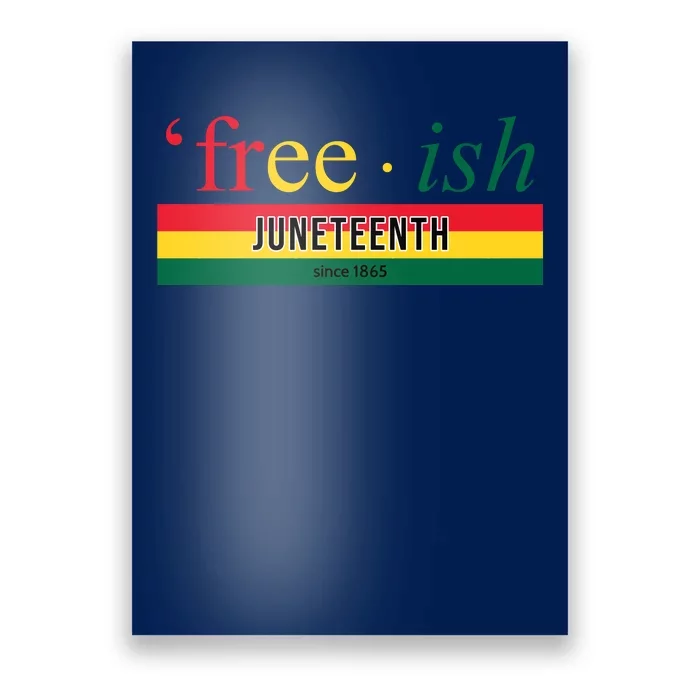 Free Ish Juneteenth Since 1865 Black History Poster