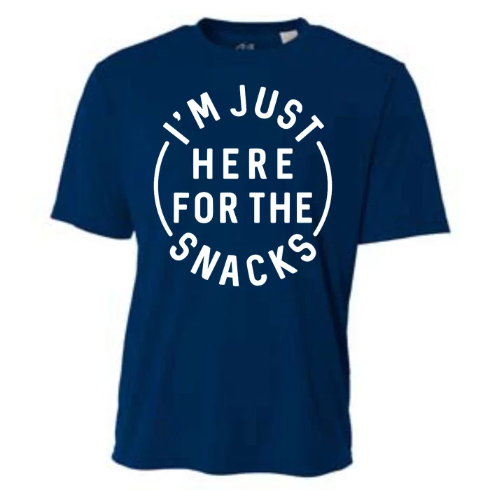 Funny I'm Just Here For The Snacks Cooling Performance Crew T-Shirt