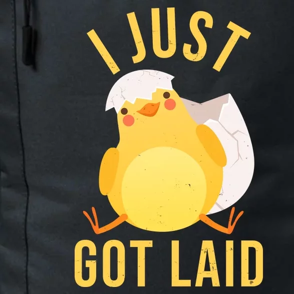 Funny I Just Got Laid Chick Daily Commute Backpack