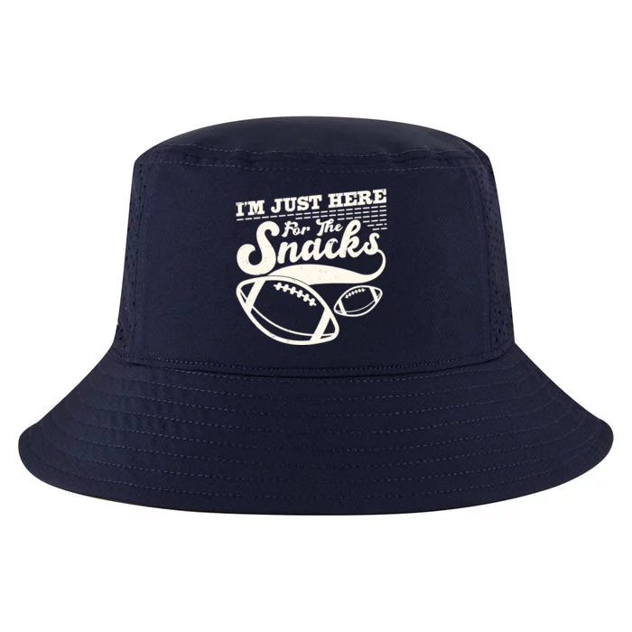 Funny I'm Just Here For The Snacks Cool Comfort Performance Bucket Hat