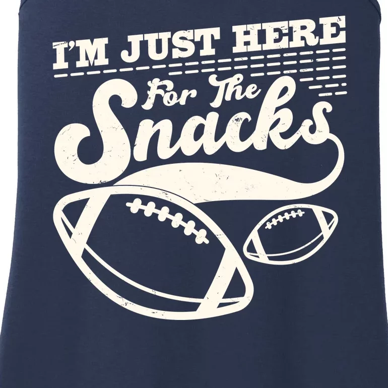 Funny I'm Just Here For The Snacks Ladies Essential Tank