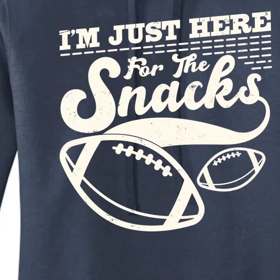 Funny I'm Just Here For The Snacks Women's Pullover Hoodie