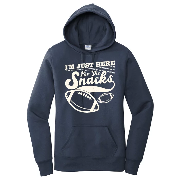 Funny I'm Just Here For The Snacks Women's Pullover Hoodie