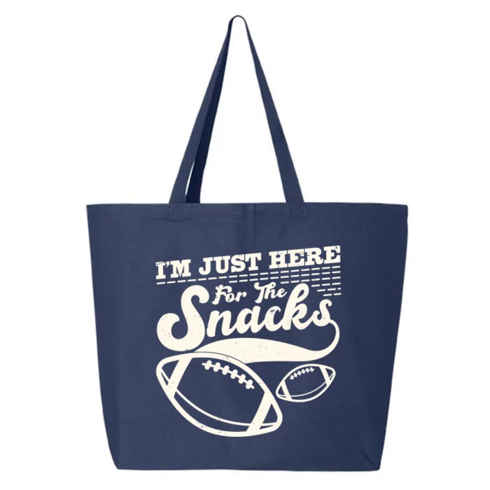 Funny I'm Just Here For The Snacks 25L Jumbo Tote