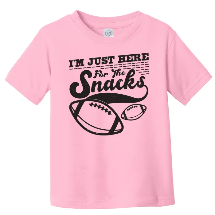 Funny I'm Just Here For The Snacks Toddler T-Shirt