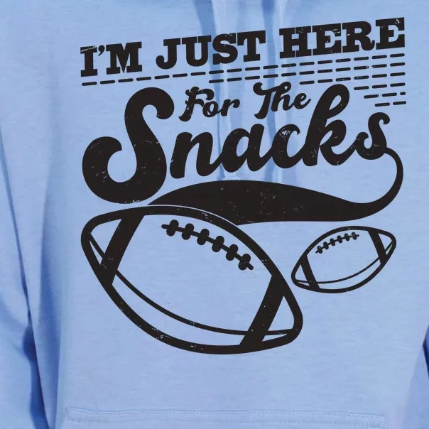 Funny I'm Just Here For The Snacks Unisex Surf Hoodie