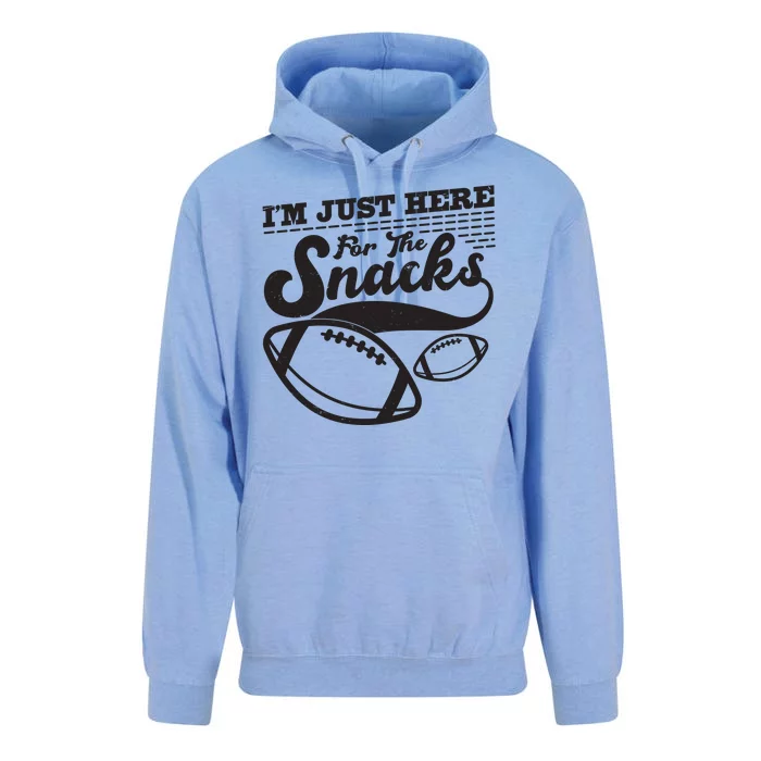 Funny I'm Just Here For The Snacks Unisex Surf Hoodie