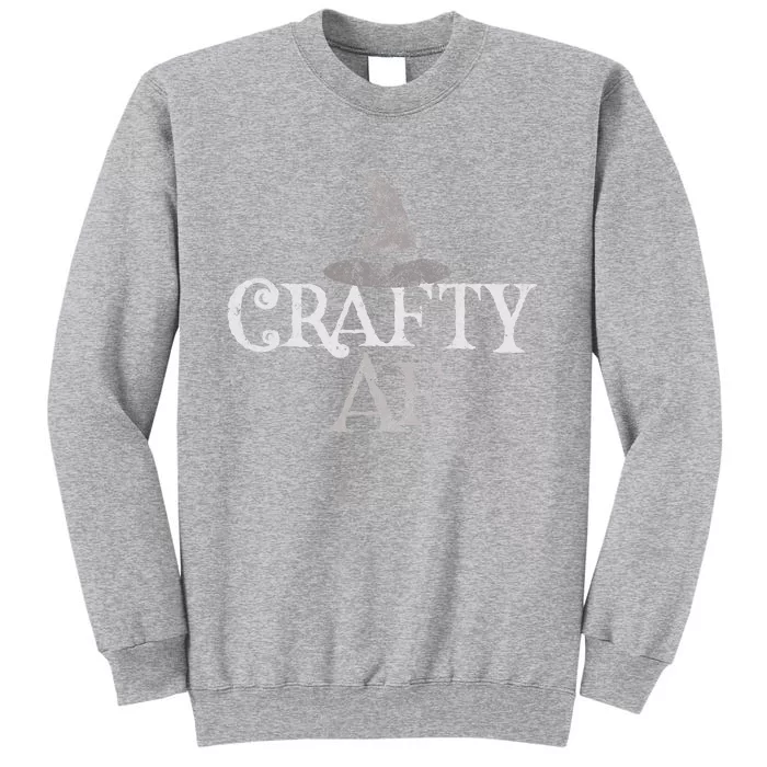 Funny I Know I'm Witch CRAFTY AF Witchcrafting Is My Cardio Tall Sweatshirt