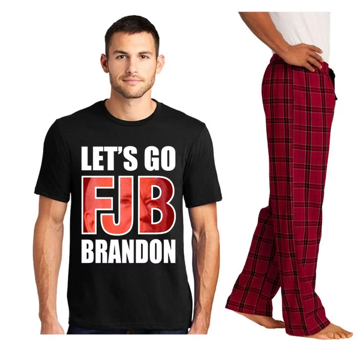 FJB Let's Go Brandon Image Kitchenware Front & Back Pajama Set