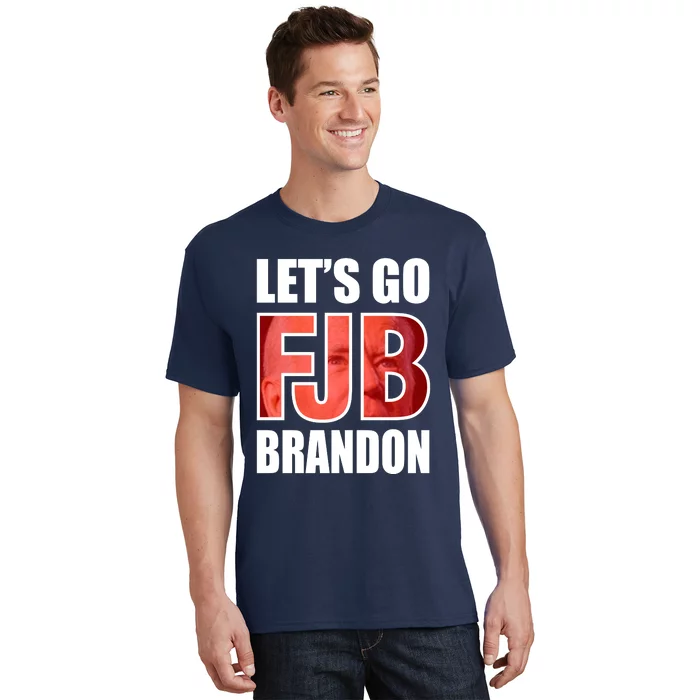 FJB Let's Go Brandon Image Kitchenware Front & Back T-Shirt