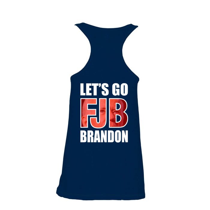 FJB Let's Go Brandon Image Kitchenware Front & Back Ladies Essential Flowy Tank