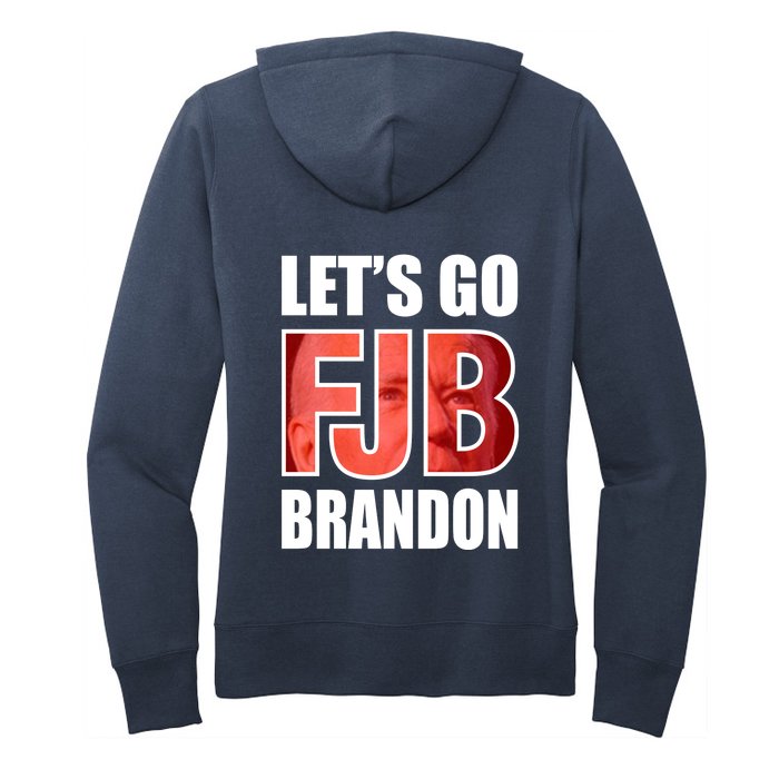 FJB Let's Go Brandon Image Kitchenware Front & Back Women's Pullover Hoodie