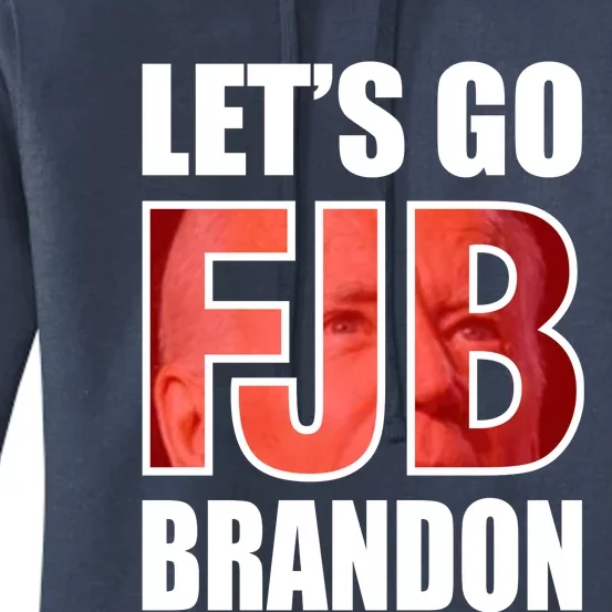 FJB Let's Go Brandon Image Kitchenware Front & Back Women's Pullover Hoodie