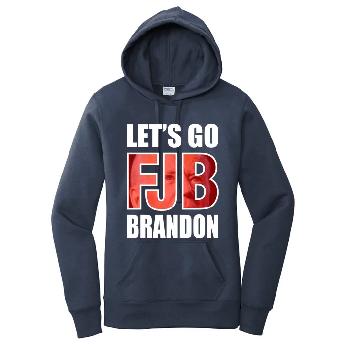 FJB Let's Go Brandon Image Kitchenware Front & Back Women's Pullover Hoodie