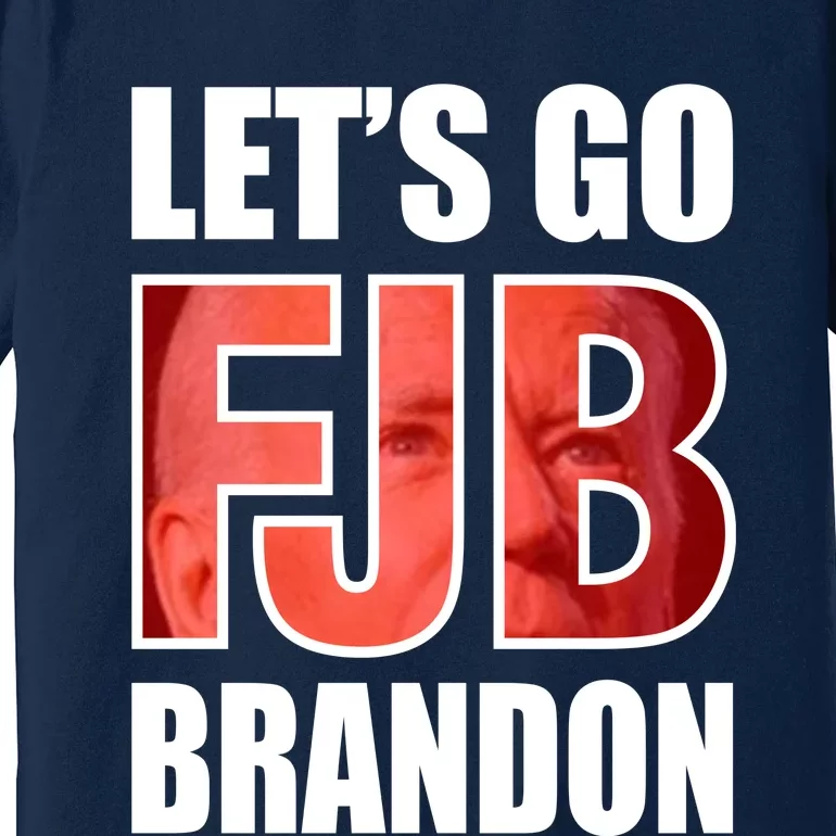 FJB Let's Go Brandon Image Kitchenware Front & Back Premium T-Shirt