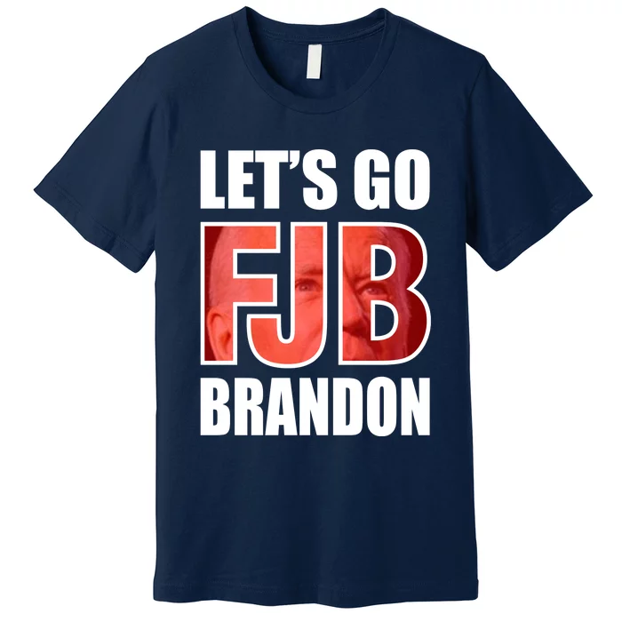 FJB Let's Go Brandon Image Kitchenware Front & Back Premium T-Shirt