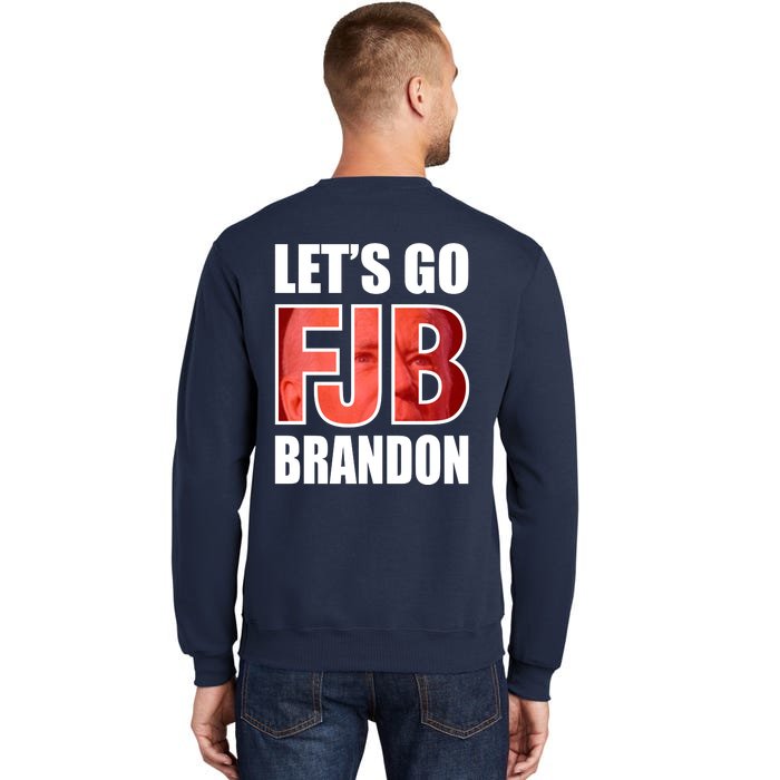 FJB Let's Go Brandon Image Kitchenware Front & Back Tall Sweatshirt