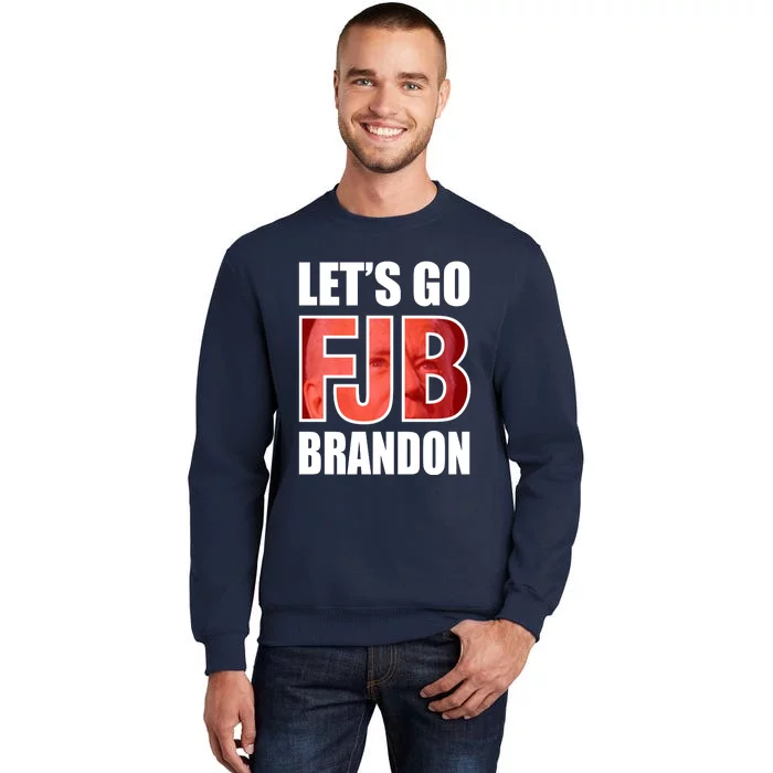 FJB Let's Go Brandon Image Kitchenware Front & Back Tall Sweatshirt