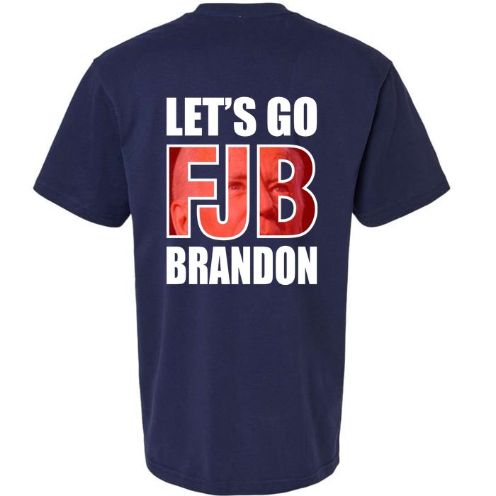 FJB Let's Go Brandon Image Kitchenware Front & Back Sueded Cloud Jersey T-Shirt