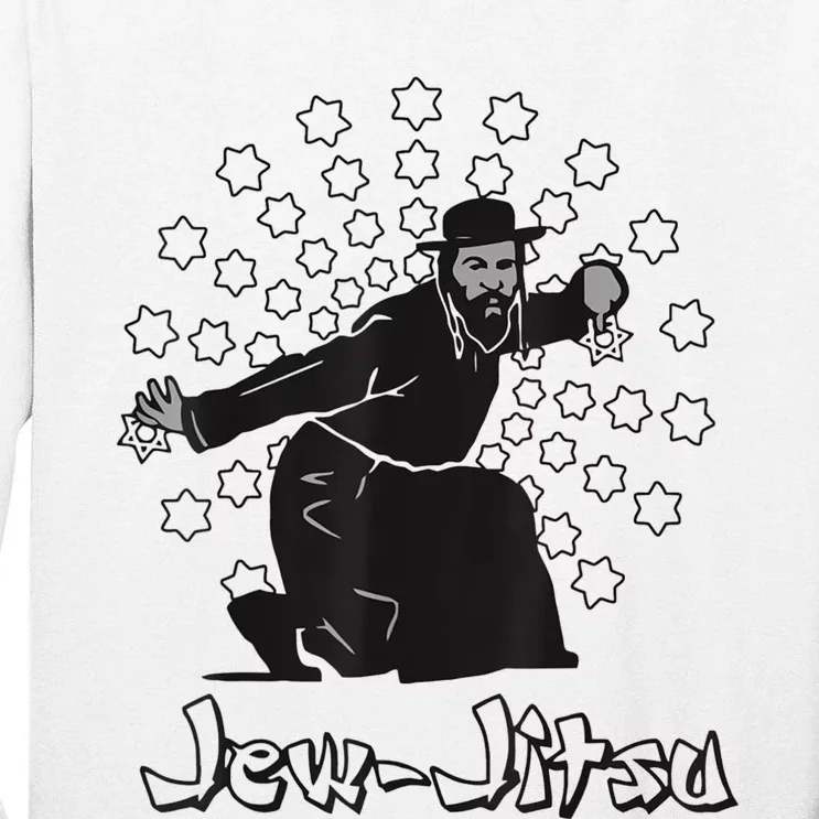 Funny I Know Jew Jitsu, Jew Jitsu Jiu Jitsu Martial Arts Tall Long Sleeve T-Shirt