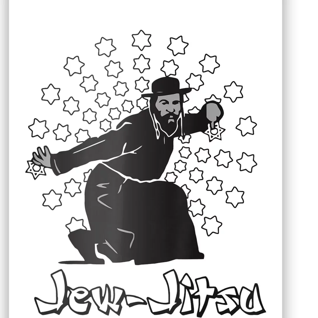 Funny I Know Jew Jitsu, Jew Jitsu Jiu Jitsu Martial Arts Poster