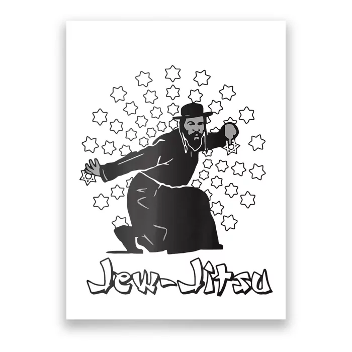 Funny I Know Jew Jitsu, Jew Jitsu Jiu Jitsu Martial Arts Poster