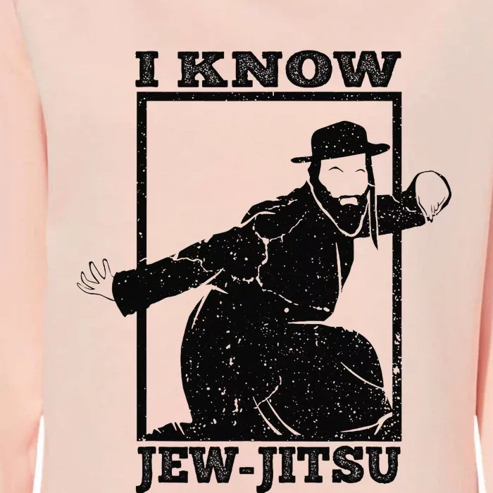 Funny I Know Jew Jitsu Womens California Wash Sweatshirt