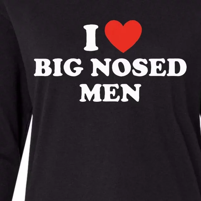 Funny I Love Big Nosed Womens Cotton Relaxed Long Sleeve T-Shirt