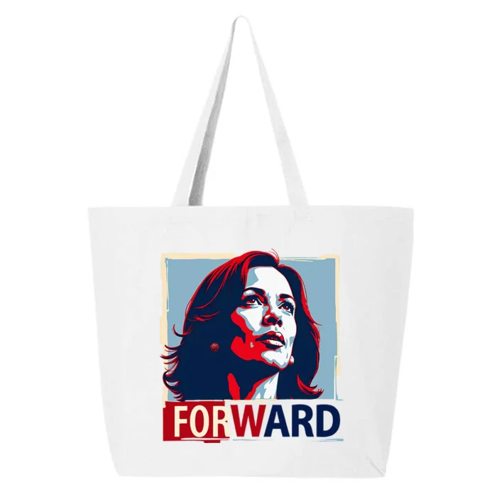 Forward Inspiring Leadership Hope Progress Kamala Harris 25L Jumbo Tote