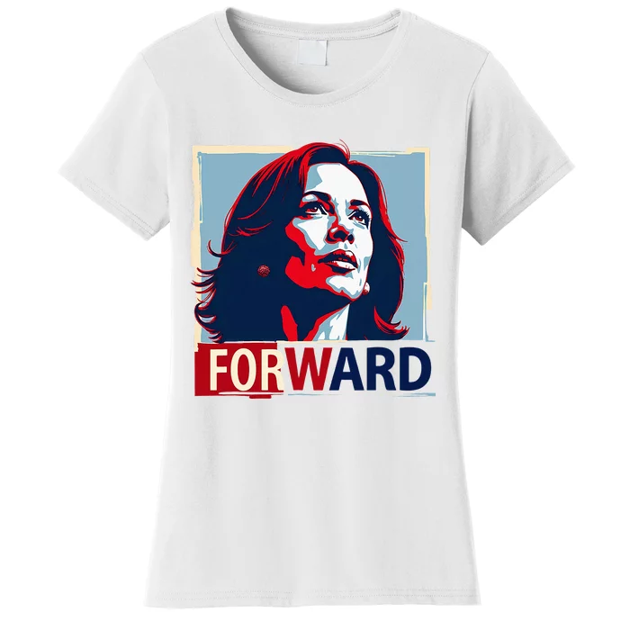 Forward Inspiring Leadership Hope Progress Kamala Harris Women's T-Shirt