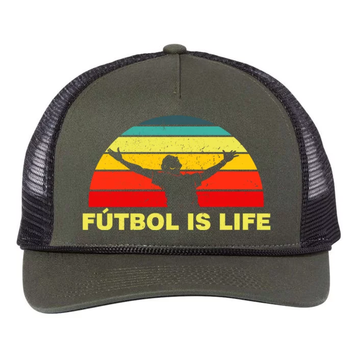 Futbol Is Life Retro Rope Trucker Hat Cap